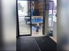 Video Of Toddler Helping Mother Unload Water Jars From Truck Goes Viral — WATCH