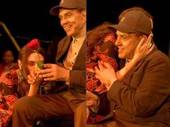 वैलेंटाइन्स डे पर 87 साल के धर्मेंद्र को 36 साल की एक्ट्रेस ने किया प्रपोज़... चूमे हाथ, घुटनों पर बैठकर दिया रोज़