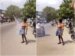 Viral Video: ਲੁੰਗੀ 'ਚ ਫਸਾ ਕੇ ਵਿਅਕਤੀ ਨੇ ਚਲਾਏ ਖਤਰਨਾਕ ਰਾਕੇਟ, ਵੀਡੀਓ ਦੇਖ ਕੇ ਹੋ ਜਾਓਗੇ ਹੈਰਾਨ