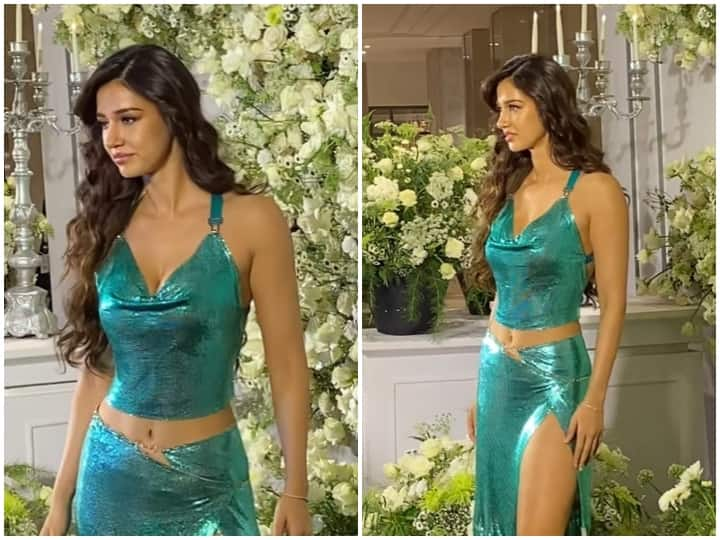 Disha Patani seen in a glam outfit at Sidharth Malhotra Kiara Advani wedding reception gets trolled netizen said She does not have dressing sense Sid-Kiara के रिसेप्शन में ग्लैम आउटफिट में दिखी Disha Patani हो रही ट्रोल, लोग बोले- 'इसको ड्रेसिंग सेंस नहीं है'