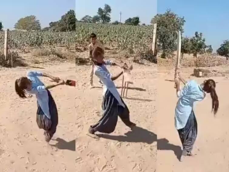 Sachin Tendulkar Shared Viral Video of Young Girl Playing Gully Cricket Really Enjoyed Batting- Watch Viral Video: கிடைக்கும் பந்துகளை பிளக்கும் எட்டு வயது சிறுமி.. ஷேர் செய்து ஆச்சரியப்பட்ட சச்சின்.. வைரலாகும் வீடியோ..