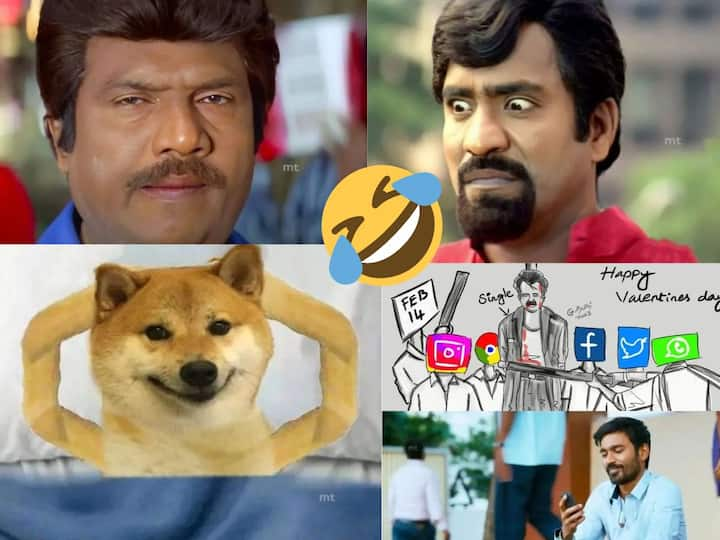 Valentine's Day Memes Tamil : வேலண்டைன்ஸ் டே கொண்டாட்டத்தில் காதல் ஜோடிகள் மூழ்கியிருக்கும் சமையத்தில், சிங்கிள் சிங்கங்கள் பலர் இணையத்தில் மீம்ஸ்களை பறக்க விட்டு வருகின்றனர்.