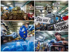 Satirical Floats Of Putin, Trump On Show As Germany Prepares For Its Mainz Carnival. In Pics