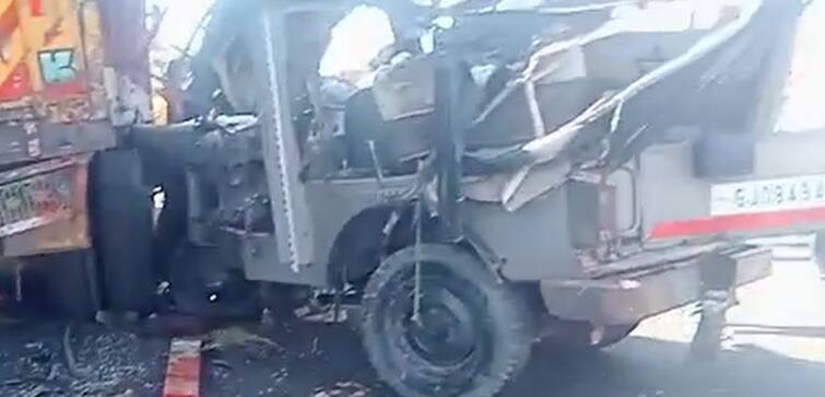Patan News:  6 people tragically died in an accident between a passenger jeep and a truck near Pipdi village, the road echoed with screams Patan: પીપડી ગામ પાસે પેસેન્જર જીપ અને ટ્રક વચ્ચે અકસ્માતમાં 7 લોકોના કરૂણ મોત, મરણચીસોથી ગુંજી ઉઠ્યો રોડ