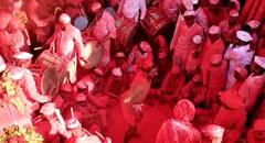 Purandar : रंगांची शिंपण अन् लाखो भाविक; श्रीनाथ म्हक्सोबाच्या यात्रेची वाजत गाजत सांगता