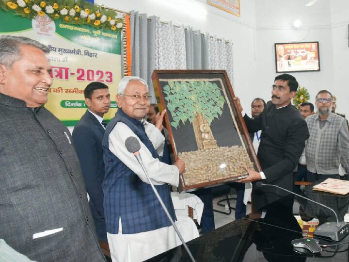 Samadhan Yatra: CM Nitish Kumar Reached Motihari Told the real purpose of the Samadhan Yatra Bihar Politics ann Samadhan Yatra: मोतिहारी पहुंचे CM नीतीश ने बताया यात्रा का असली मकसद, कहा- जो नहीं हुआ उसको समझना है