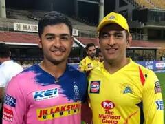 रियान पराग ने की एमएस धोनी को 'कॉपी' करने की कोशिश, वीडियो वायरल