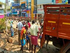 குடியரசுத் தலைவர் வருகையால் மதுரையில் மரங்கள் வெட்டப்படுகிறதா ? - நாம் தமிழர் கட்சியினர் வாக்குவாதம்