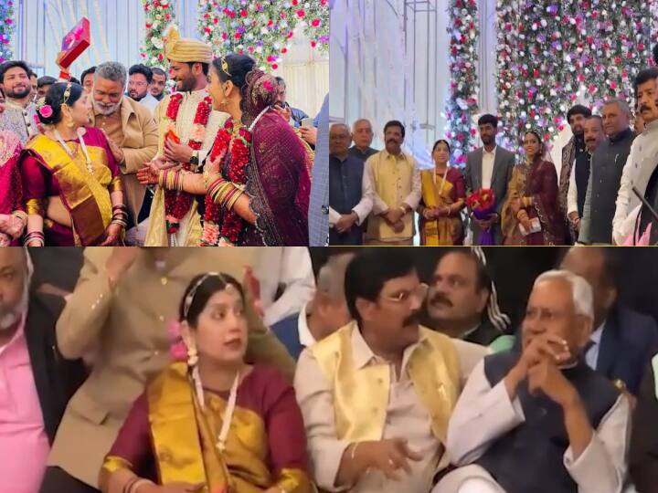 Surbhi Anand Wedding Ceremony: बिहार के पूर्व सांसद और बाहुबली आनंद मोहन की बेटी की आज शादी है. शादी में कई बड़े नेता मौजूद हैं. शाही शादी में खुद बिहार के मुख्यमंत्री नीतीश कुमार पहुंचे हैं.