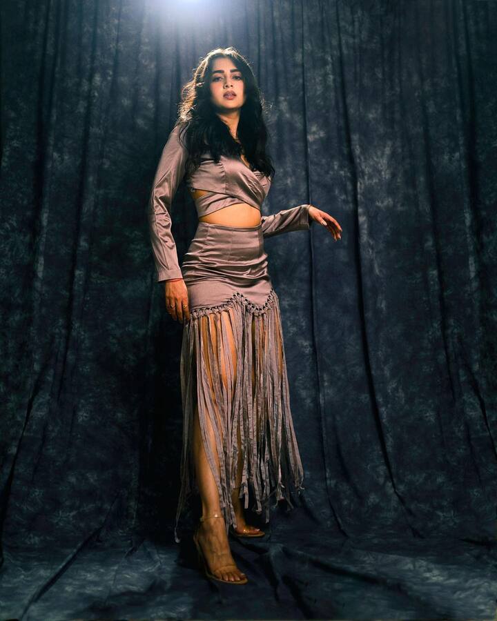 Tejasswi left her hair open