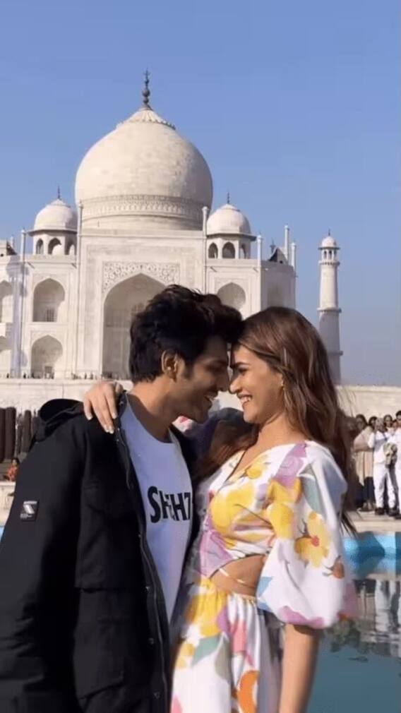 সম্পর্কে জড়ালেন কার্তিক-কৃতী?