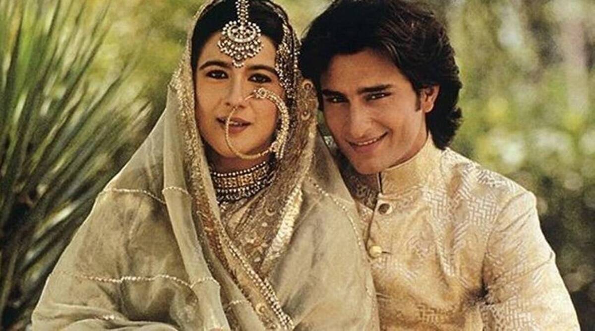 Amrita Singh Kissed Saif Ali Khan On The First Date Know Their Interesting Love Story | Amrita Singh Love Life: पहली नजर में ही सैफ अली खान पर फिदा हो गई थीं