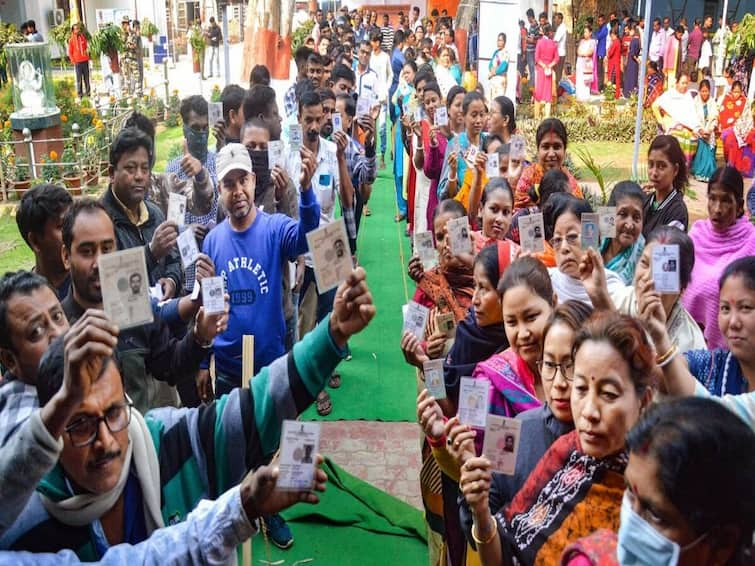 Tripura Election Voting for 60 member assembly elections officially ends state records 81 percent voting Tripura Voting : 60 தொகுதிகள்...259 வேட்பாளர்கள்.. மும்முனை போட்டி.. முடிவுக்கு வந்த திரிபுரா சட்டப்பேரவை தேர்தல்..!