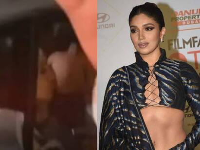 Actress bhumi pednekar lip kiss video viral on social media Bhumi Pednekar Video : காருக்குள் லிப் கிஸ் கொடுத்த பிரபல நடிகை... வைரலான வீடியோ.. உள்ளே இருந்தது யார் என கேள்வியெழுப்பும் ரசிகர்கள்..!