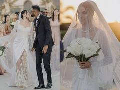 नताशा स्टेनकोविक के ब्राइडल गाउन में था 15 फीट लंबा घूंघट, तैयार करने में लगे थे 50 दिन