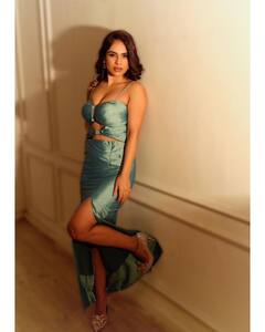Neha Malik Photos: ब्लू बॅकलेस ड्रेसमध्ये नेहा मलिकचा बोल्ड अंदाज, पाहा फोटो