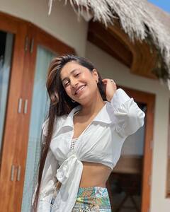 Dhanashree Verma photo: યુઝવેન્દ્ર ચહલની પત્ની ધનશ્રી વર્મા માલદીવમાં મસ્તી કરતી જોવા મળી, જુઓ તસવીરો