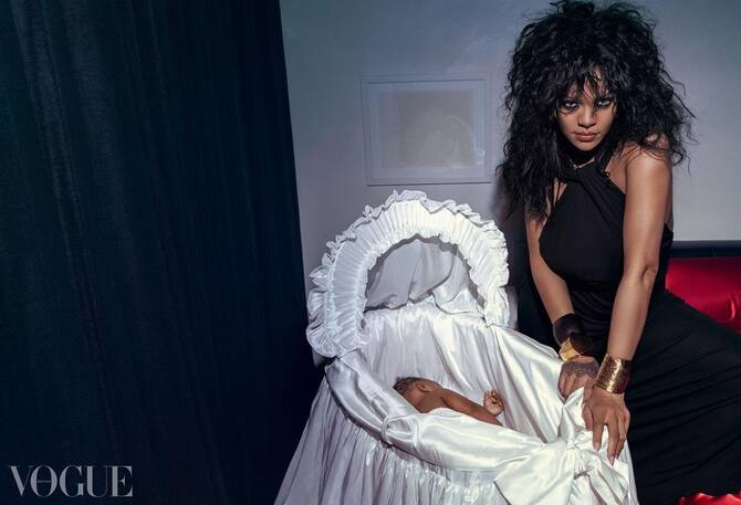Rihanna and A$AP Rocky's Son Makes His Debut on 'British Vogue