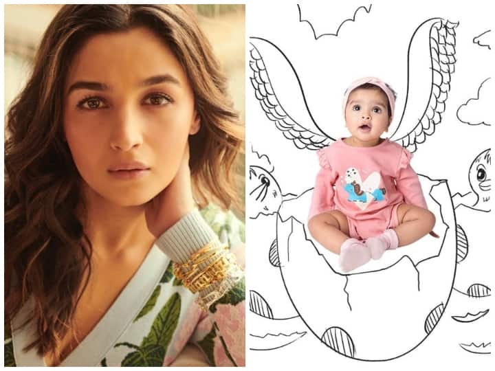 Alia Bhatt shared a picture of a baby on her Instagram and now fans are asking is this Raha Kapoor Alia Bhatt ने शेयर की पिंक ड्रेस पहने बेबी की क्यूट फोटो, फैंस बोले- क्या ये राहा कपूर है?