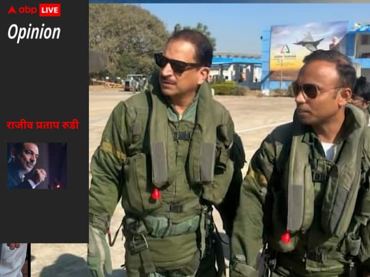 BJP MP Rajiv Pratap Rudy share experience after flies Rafale fighter in Aero India 2023 show दुनिया के ताकतवर लड़ाकू विमान राफेल पर 40 मिनट की सवारी को शब्दों में बयां करना मुश्किल