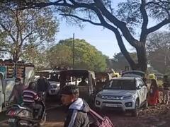 इंदौर-भोपाल फोरलेन हाईवे पर 20 किलोमीटर लंबा जाम, कुबेश्वर धाम पहुंचे लाखों श्रद्धालु