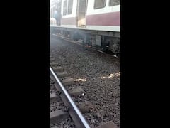 Caught On Camera: Local Train Wheel Catches Fire Near Thane, No Passenger Injured