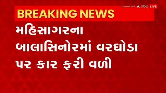 Mahisagar: બાલાસિનોરમાં વરઘોડા પર કાર ફરી વળતા એકનું મોત