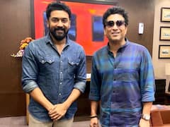 క్రికెట్ గాడ్‌తో ‘సింగం’ - సూర్య, సచిన్ ఫొటో వైరల్