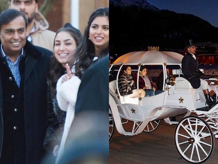 Akash Ambani Pre Wedding Party: बिजनेस टायकून मुकेश अंबानी के बेटे आकाश अंबानी और बिजनेसमैन रसेल मेहता की बेटी श्लोका मेहता की प्री-वेडिंग पार्टी स्विट्जरलैंड में सेलिब्रेट किया गया.