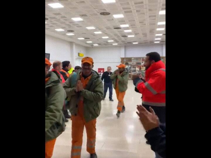 Indias Rescue Team Receives Warm Welcome At Turkeys Adana Airport WATCH India's Rescue Team Receives Warm Welcome At Turkiye's Adana Airport: WATCH