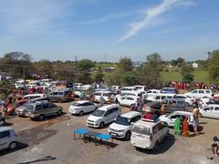 रुद्राक्ष वितरण महोत्सव और शिवमहापुराण कथा में फैली अव्यवस्था, श्रद्धालु नहाने के लिए दे रहे इतने रुपये