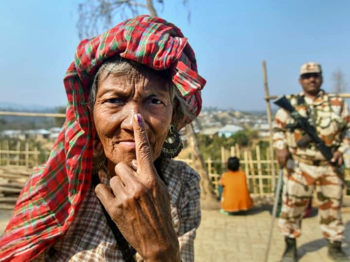 Tripura Election 2023: त्रिपुरा में बंपर वोटिंग, विधानसभा चुनाव में 86.10 फीसदी हुआ मतदान Tripura recorded 86.10% voter turnout in Assembly elections on 16th February Tripura Election 2023: त्रिपुरा में बंपर वोटिंग, विधानसभा चुनाव में 86.10 फीसदी हुआ मतदान