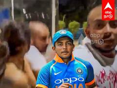 Prithvi Shaw Fight :கிரிக்கெட் வீரர் பிரித்வி ஷா மீது பெண் சரமாரி தாக்குதல்! வெளியான பகீர் வீடியோ!
