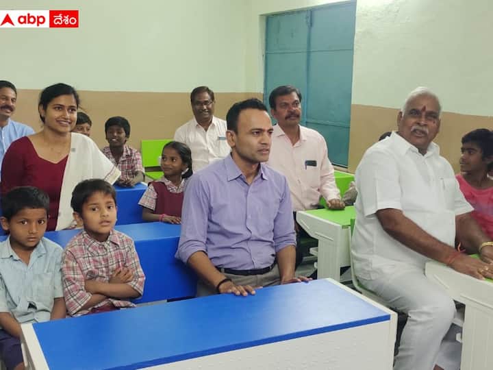 Kumuram Bheem Asifabad Goverment School opens in Mana Ooru Mana Badi scheme DNN మన ఊరు మనబడి - కార్పొరేట్ కు దీటుగా గవర్నమెంట్ స్కూల్