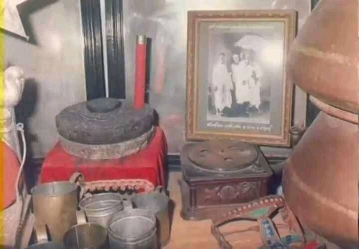 சாய் பாபா பயன்படுத்திய உரல். (Image Source:Facebook/saisevamadurai)