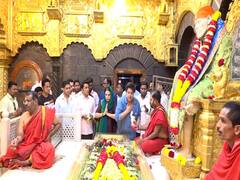 Farah Khan Sajid Khan: साजिद खान आणि फराह खान साईंच्या चरणी नतमस्तक; पाहा फोटो