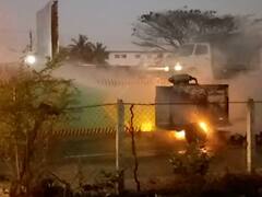 Karad Fire: पुणे-बंगळुरु महामार्गावर आगीचा थरार; पुलाच्या पाडकामादरम्यान जनरेटरने अचानक घेतला पेट