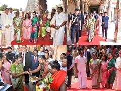 Droupadi Murmu : மதுரையில் குடியரசு தலைவர்..கும்ப மரியாதை செய்து பலத்த வரவேற்ப்பு அளித்த அரசு அதிகாரிகள்!