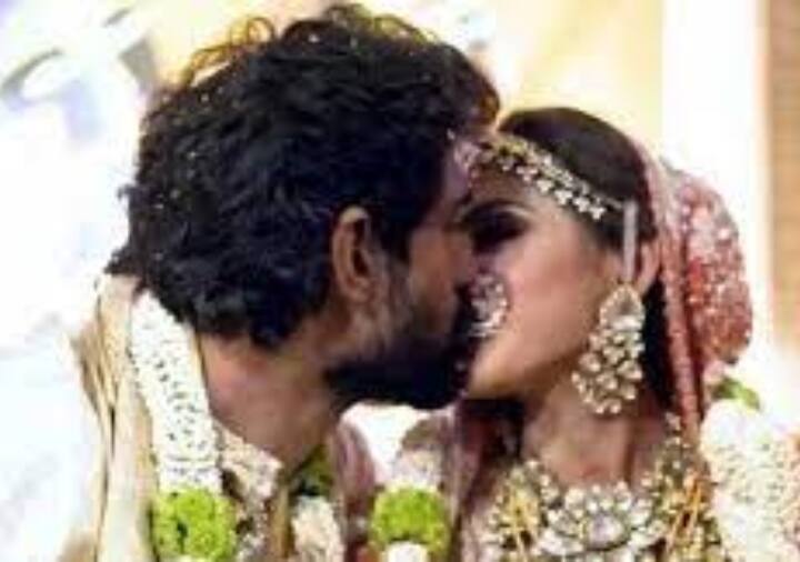 अपने बड़े दिन को सेलिब्रेट करने के बाद साउथ एक्टर राणा दग्गुबाती और उनकी पत्नी मिहिका बजाज ने एक-दूसरे को किस करके इस लम्हे को हमेशा के लिए सील कर लिया.