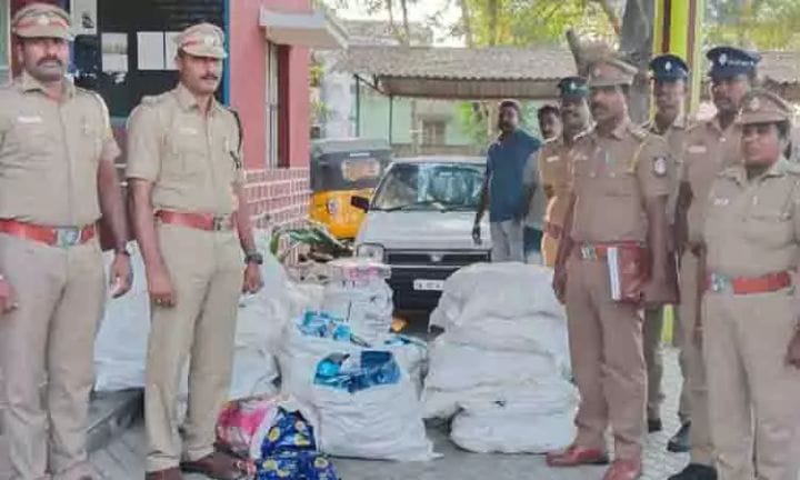 திருச்சி: லால்குடியில் ரூ.7 லட்சம் மதிப்புள்ள புகையிலை பொருட்கள் பறிமுதல்