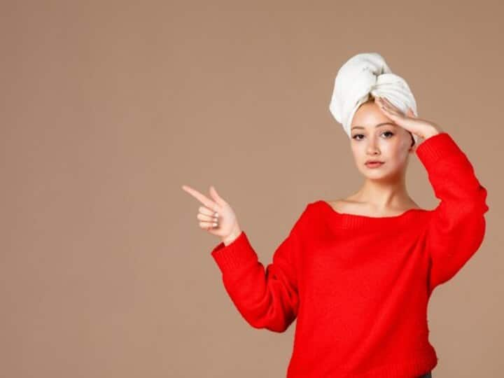 Wrapping a towel in wet hair can permanently damage your hair