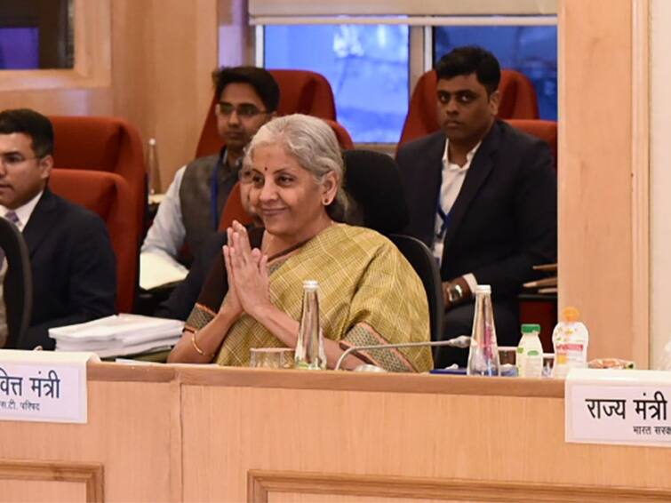 Finance Minister Nirmala Sitharaman Chairs 49th Meeting Of GST Council Finance Minister Nirmala Sitharaman Chairs 49th Meeting Of GST Council