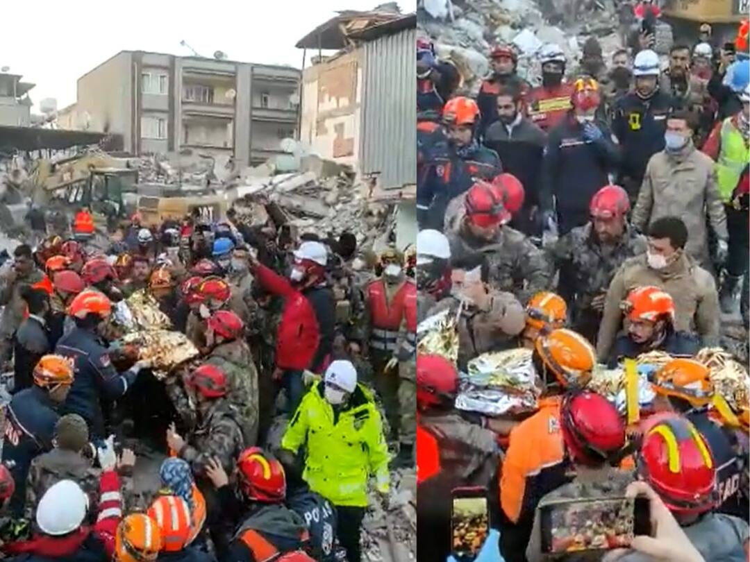 Turkey Earthquake: 278 గంటల పాటు శిథిలాల కిందే నరకయాతన, సురక్షితంగా బయటకు తీసిన సిబ్బంది Turkey Earthquake New Survivor 278 Hours After Massive Quake That Killed 41,000 Turkey Earthquake: 278 గంటల పాటు శిథిలాల కిందే నరకయాతన, సురక్షితంగా బయటకు తీసిన సిబ్బంది