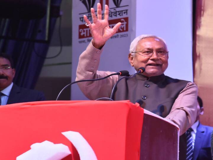 CM Nitish Kumar advised Congress regarding Lok Sabha Election 2024 in CPI-ML program in Patna ann Lok Sabha Election: नीतीश की हुंकार, 2024 के चुनाव में विपक्ष की इस चाल में फंसेगी BJP, बस कांग्रेस का इंतजार, नहीं तो...