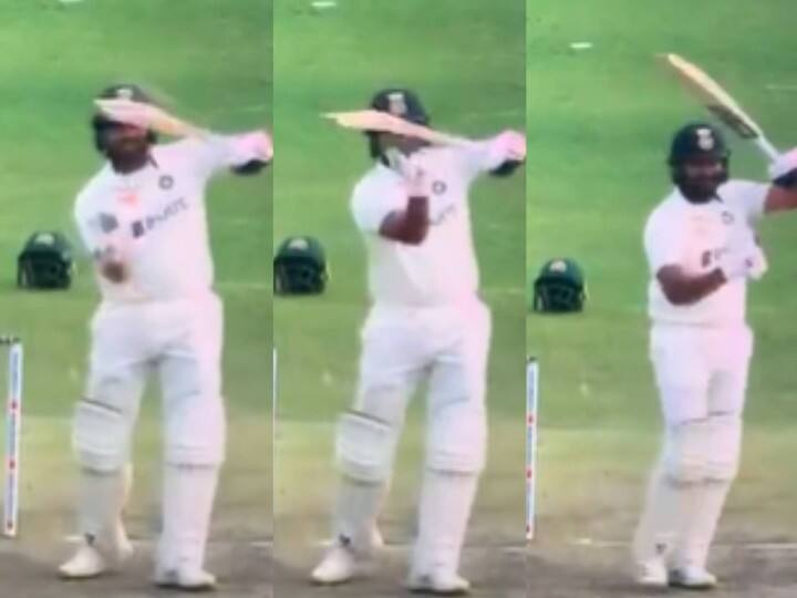 Rohit Sharma DRS gesture after umpire Gives him Out in IND vs AUS 2nd Test Delhi Watch: अंपायर ने आउट दिया तो देखने लायक थे रोहित शर्मा के एक्सप्रेशंस, सोशल मीडिया पर छाया DRS लेने का अंदाज