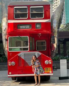 Bhojpuri Actor Monalisa Aces Quirky Prints In A Comfy Dress. See Pics