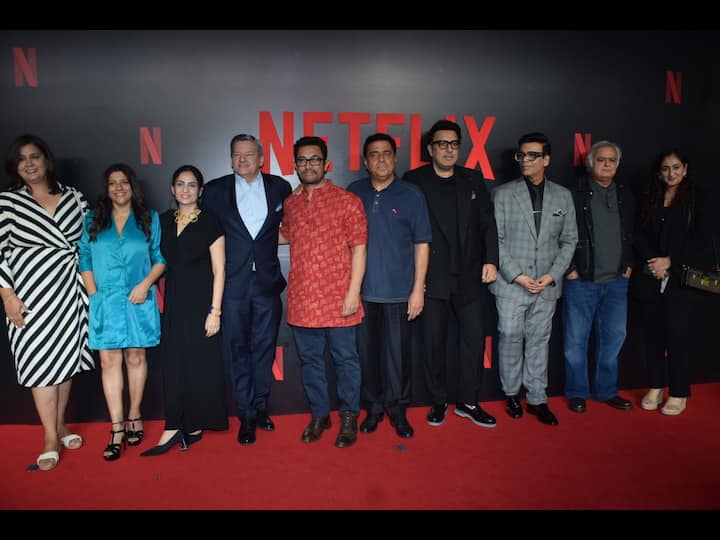 On Saturday, a number of actors, including Aamir Khan, Anil Kapoor, Manisha Koirala, and Konkona Sen Sharma, walked the red carpet at the Netflix networking event.