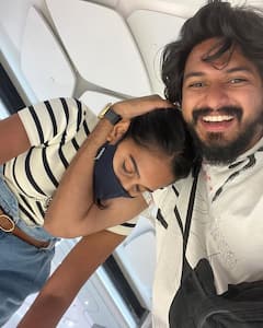 Mugen Rao:'உன் பார்வை ஆள தூக்குதடி' தனது காதலியுடன் எடுத்த புகைப்படங்களை பதிவிட்ட முகேன்!