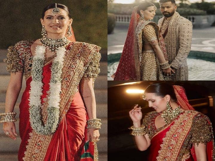 हार्दिक पांड्या और पत्नी नताशा ने 14 फरवरी को एक बार फिर से शादी की है और सात वचन दिए हैं. उनकी शादी की तस्वीरें इतनी ज्यादा इंटरनेट पर वायरल हो रही है कि हर कोई उन्हें बार-बार देखना पसंद कर रहा है.