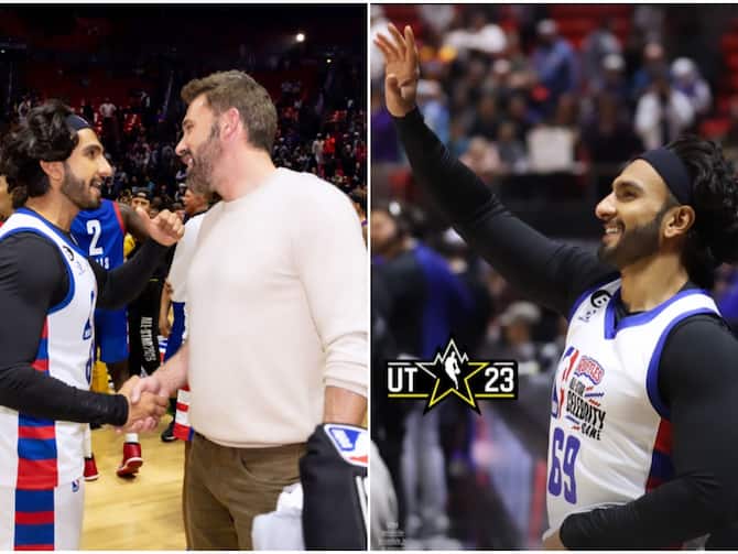 Viral: At NBA All-Star Celebrity Game, Ranveer Singh Meets Ben Affleck